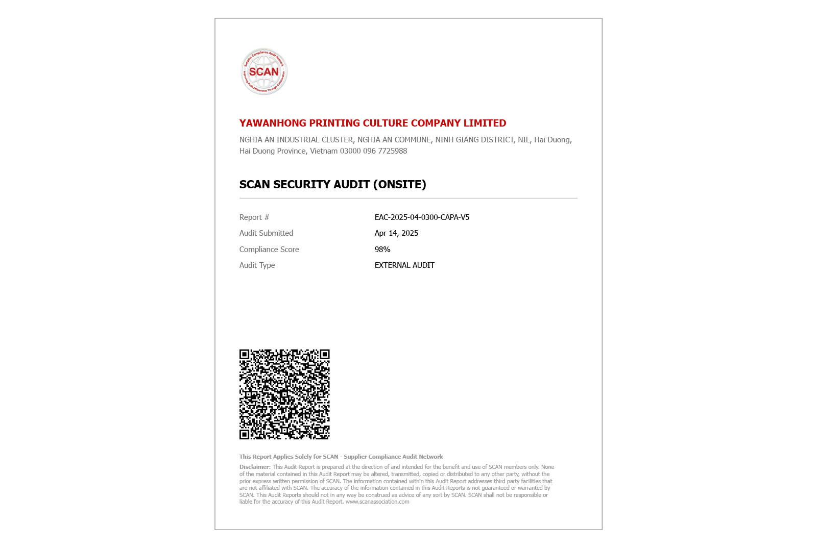Yawanhong Printing Culture Company Limited