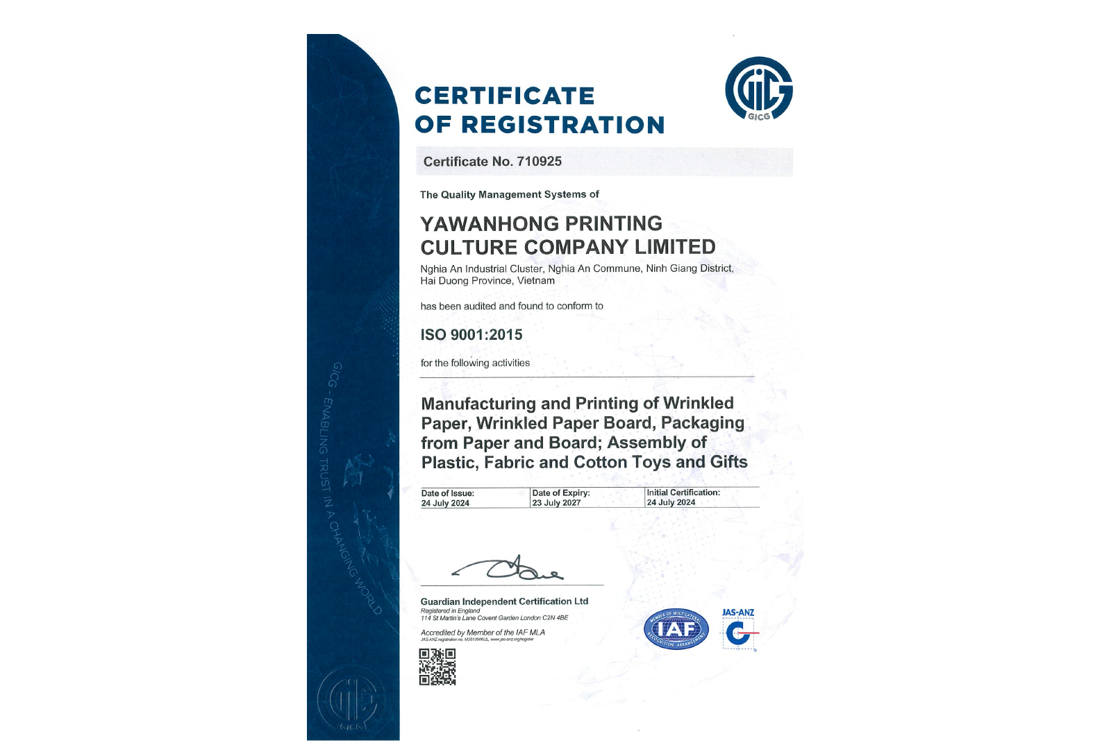 Yawanhong Printing Culture Company Limited